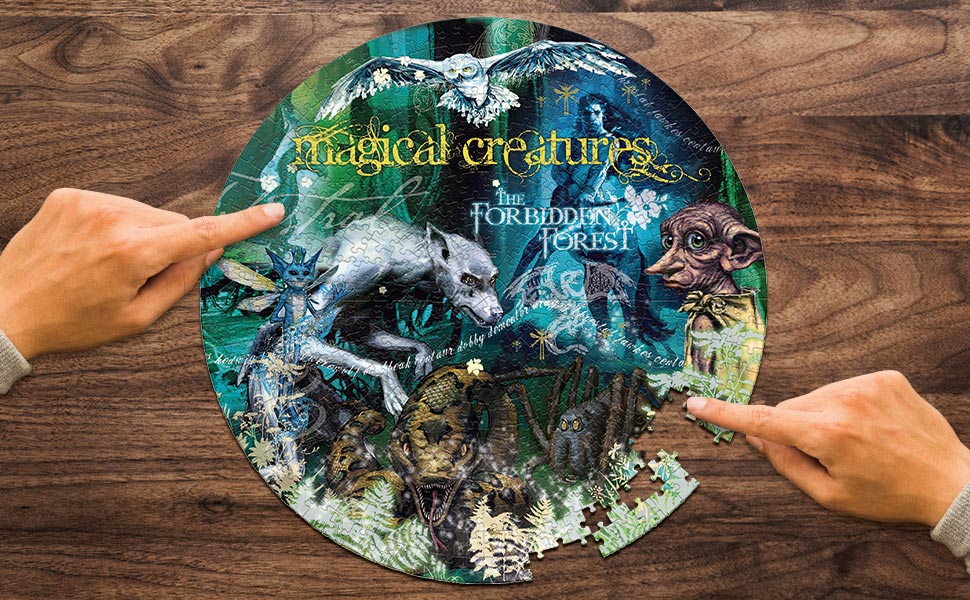Harry Potter Jigsaw Puzzle Magical Creatures The forbidden forest 500pezzi - immagine 2
